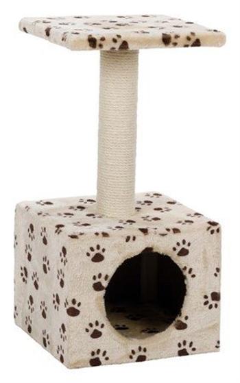 Trixie Junior Zamora scratching post, 60 cm, beige with paw prints