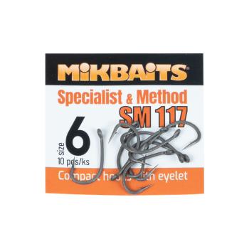 Mikbaits háčiky specialits & method sm 117 hook 10 ks - 12