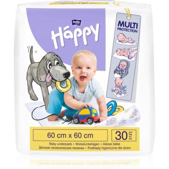 Bella Baby Happy SIze L jednorazové prebaľovacie podložky 60x60xm 30 ks