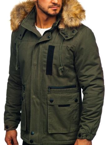Khaki pánska zimná bunda Bolf JK323