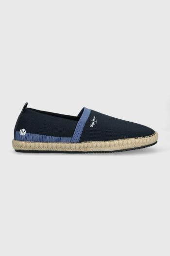 Espadrilky Pepe Jeans TOURIST tmavomodrá farba, PMS10313