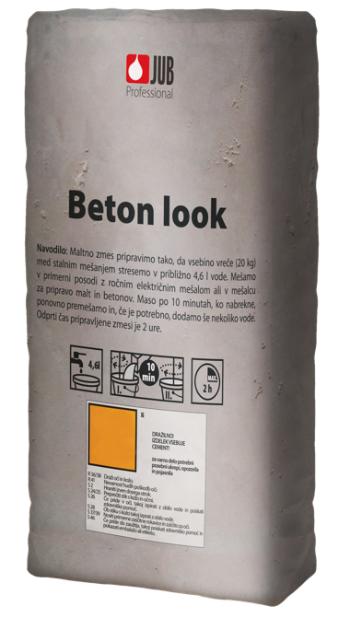JUB DECOR Beton look - dekoratívna vyrovnávacia hmota so vzhľadom surového betónu 20 kg sivý