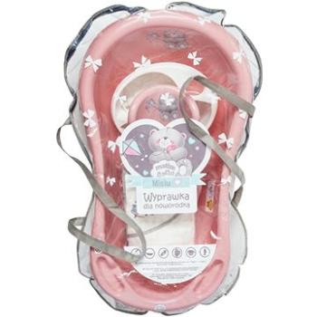MALTEX výbavička pre novorodencov medvedík ružová, 84 cm (5903067008949)