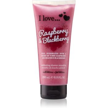 I love... Raspberry & Blackberry sprchový peeling 200 ml