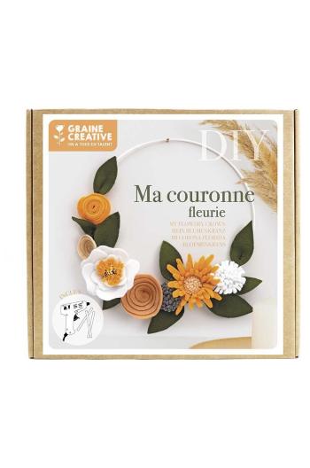 Diy dekoračná súprava Graine Creative Ma couronne Fleurie