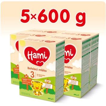 Hami 12+ batoľacie mlieko 5× 600 g (5900852931079)