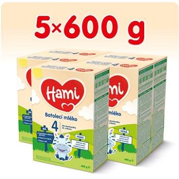 Hami 24+ batoľacie mlieko 5× 600 g (5900852931086)