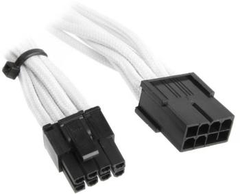 Bitfenix napájací predlžovací kábel [1x PCI-E zástrčka 8-pólová (6+2) - 1x PCI-E zásuvka 8-pólová] 45.00 cm biela, čiern