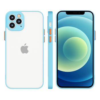 IZMAEL Apple iPhone 12 Pro Max Silikónové flexibilné puzdro Milky Case  KP11773 modrá