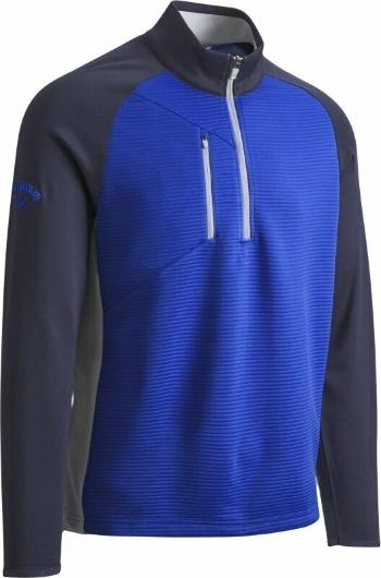 Callaway Mens Blocked Ottoman Fleece Magnetic Blue L