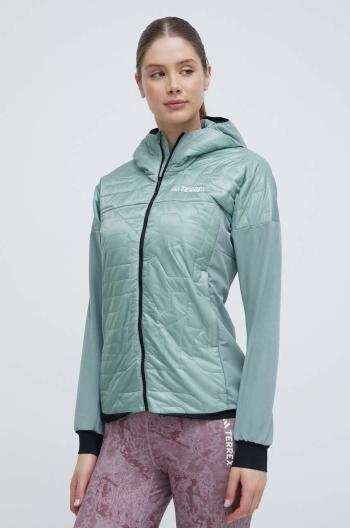 Športová bunda adidas TERREX Xperior Varilite Hybrid PrimaLoft zelená farba, IP1469