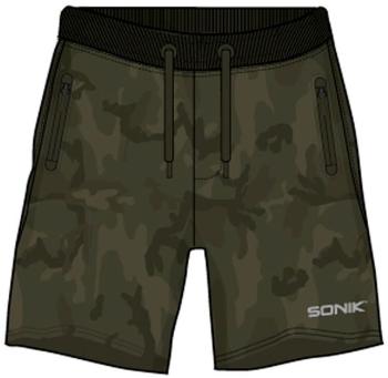 Sonik kraťasy camo fleece shorts - l