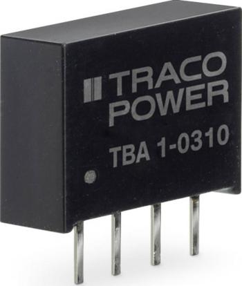 TracoPower TBA 1-1212 DC / DC menič napätia, DPS   80 mA 1 W Počet výstupov: 1 x