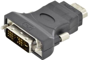 Digitus DB-320500-000-S DVI / HDMI adaptér [1x DVI-D zástrčka  - 1x HDMI zásuvka] čierna jednoduché tienenie, tienený, p