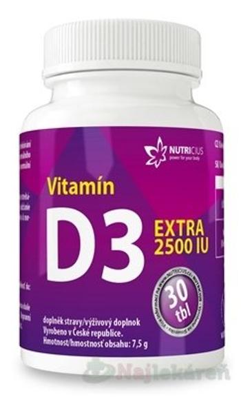 NUTRICIUS Vitamín D3 EXTRA 2500 IU 30tbl