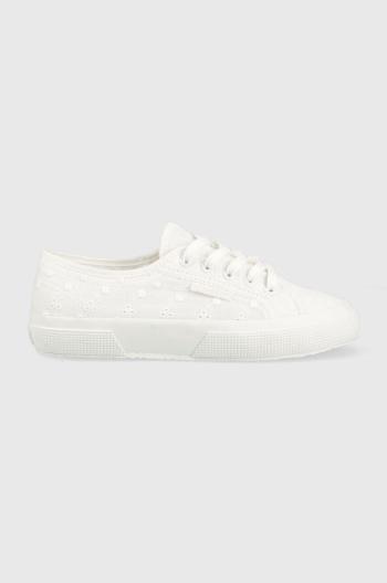 Tenisky Superga 2750 SANGALLO dámske, biela farba, S3112ZW