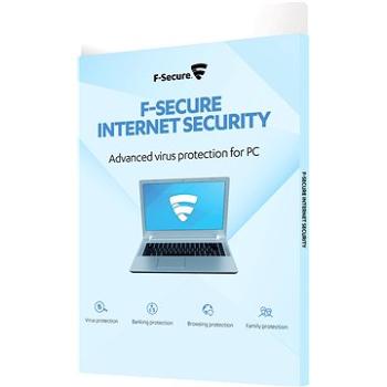 F-Secure INTERNET SECURITY pre 1 zariadenie na 1 rok (elektronická licencia) (FCIPOB1N001G1)
