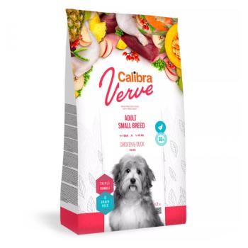 CALIBRA Verve Adult Small Breed Chicken&Duck pre malé plemená psov 1 ks, Hmotnosť balenia (g): 1,2 kg