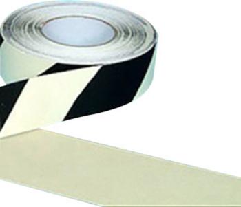 B-SAFETY AR226050  Protišmykový povlak, fotoluminiscenčný čierna, biela (d x š) 18.3 m x 50 mm