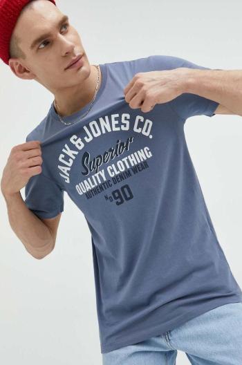 Bavlnené tričko Jack & Jones JJSTAR s potlačou, 12231477