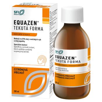 EQUAZEN Tekutá forma s príchuťou citróna 200 ml, poškodený obal