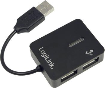 USB 2.0 hub LogiLink UA0139, 4 porty, čierna