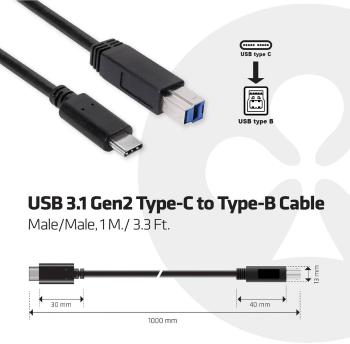 club3D #####USB-Kabel #####USB 3.2 Gen1 (USB 3.0 / USB 3.1 Gen1) #####USB-A Stecker, #####USB-A Stecker 1.00 m