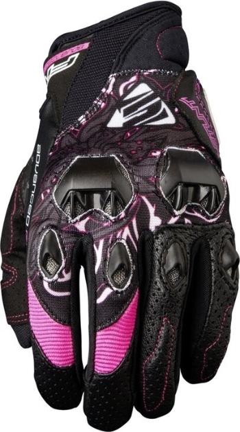 Five Stunt Evo Woman Flower Pink XL Rukavice