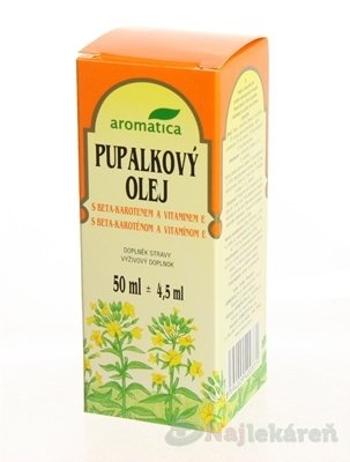 Aromatica Pupalkový olej s beta-karotenem a vitamínem E 50 ml