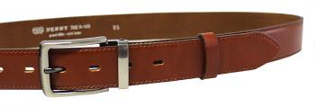 Penny Belts Pánsky kožený spoločenský opasok 35-020-2-43 brown 90 cm