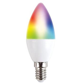 Solight LED SMART WIFI žiarovka, sviečka, 5 W, E14, RGB, 400 lm (WZ431)