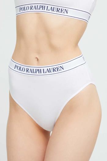 Nohavičky Polo Ralph Lauren biela farba