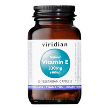 VIRIDIAN Nutrition Vitamin E 330 mg 400 I.U. 30 kapsúl