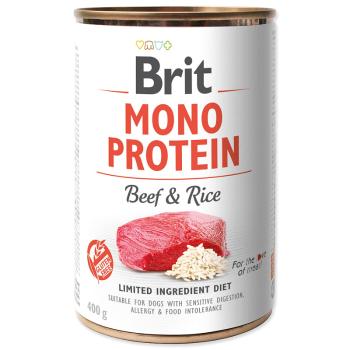 Konzerva BRIT Mono Protein Beef & Brown Rice 400 g