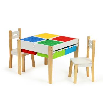 Detský drevený stôl so stoličkami Creative Table set 