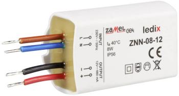 Zamel ZNN-08-12 LED driver  konštantné napätie 8 W 0.66 A 12 V/DC prepätia