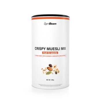 Gymbeam crispy muesli mix ovocie a semienka 420 g