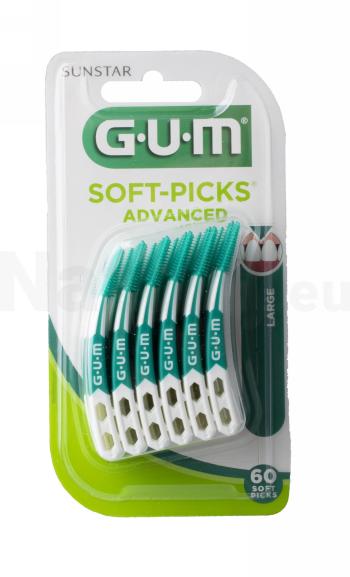GUM Soft Picks Advanced Large medzizubné kefky 60 ks