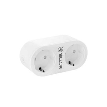 Tellur WiFi Smart AC Dual Plug, Duálna zásuvka, 16 A, 3680 W (TLL331061)