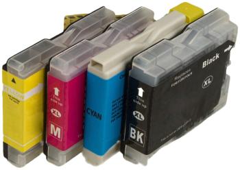 MultiPack BROTHER LC-970 + 20ks fotopapiera - kompatibilná cartridge, čierna + farebná, 900/3x300