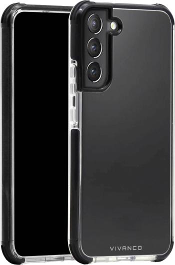 Vivanco Rock Solid zadný kryt na mobil Samsung Galaxy S22+ čierna, priehľadná