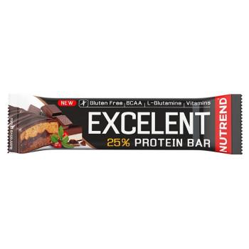 NUTREND Excelent proteín bar double čokoláda a nugát s brusnicami 85 g