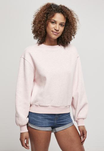 Urban Classics Ladies Oversized Color Melange Crewneck pink melange - M