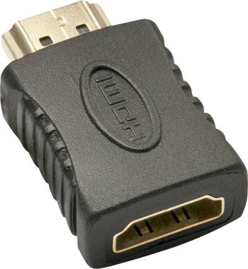 LINDY 41232 HDMI adaptér [1x HDMI zásuvka - 1x HDMI zástrčka] čierna