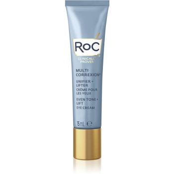 RoC Multi Correxion Even Tone + Lift vyhladzujúci a rozjasňujúci očný krém proti vráskam a tmavým kruhom 15 ml