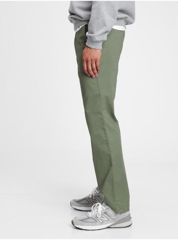 Nohavice modern khakis in straight fit with GapFlex Zelená