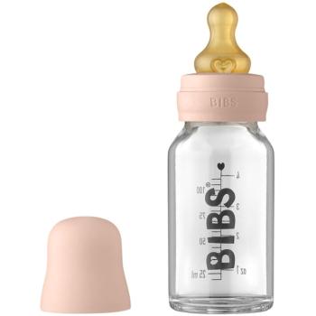 BIBS Baby Glass Bottle 110 ml dojčenská fľaša Blush 110 ml