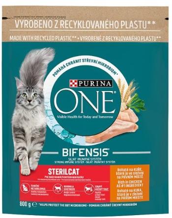 Purina ONE 800g Sterilcat s kuracím a pšenicou