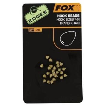 FOX Edges Hook Bead Veľkosť 7 – 10 Trans Khaki 25 ks (5055350241035)