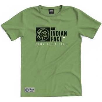 The Indian Face  Tričká s krátkym rukávom Born to be Free  Zelená